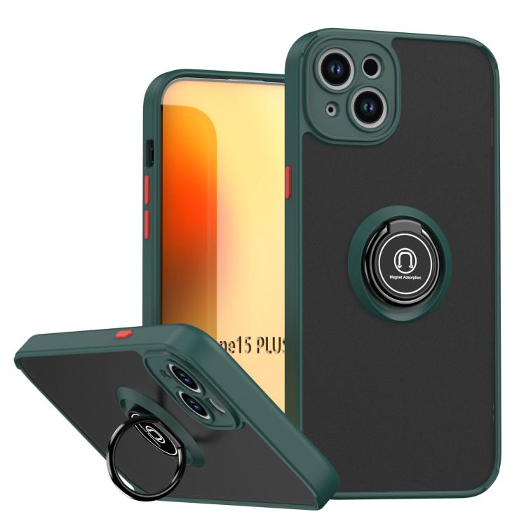 Q Shadow 1 Series TPU + PC Phone Case with Ring, For iPhone 15 Pro, For iPhone 15 Plus, For iPhone 15