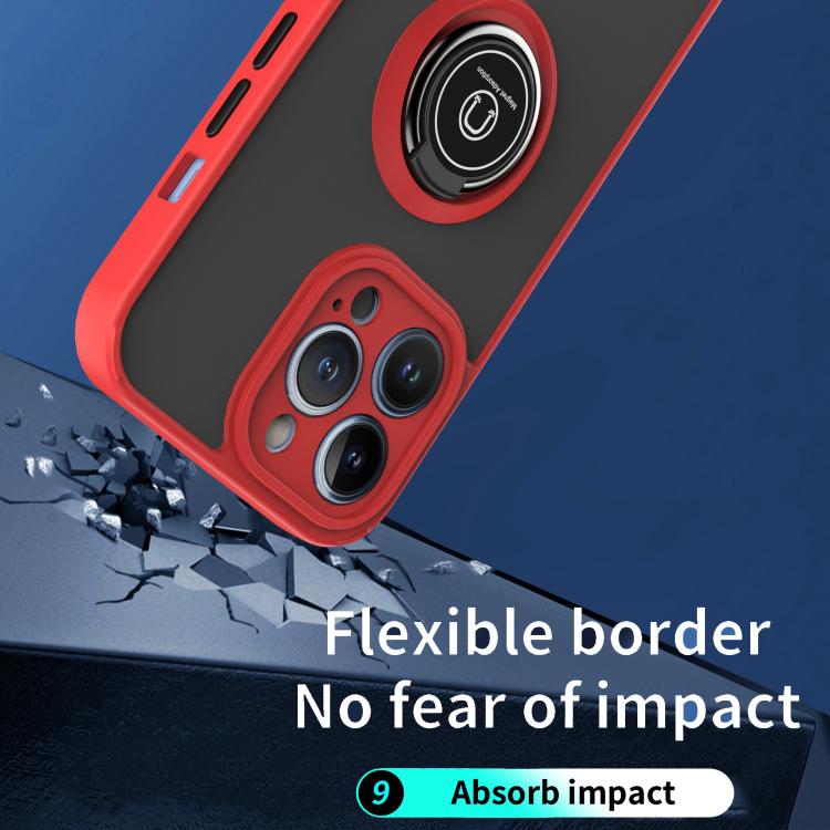 Q Shadow 1 Series TPU + PC Phone Case with Ring, For iPhone 13 Pro, For iPhone 12, For iPhone 12 Pro Max