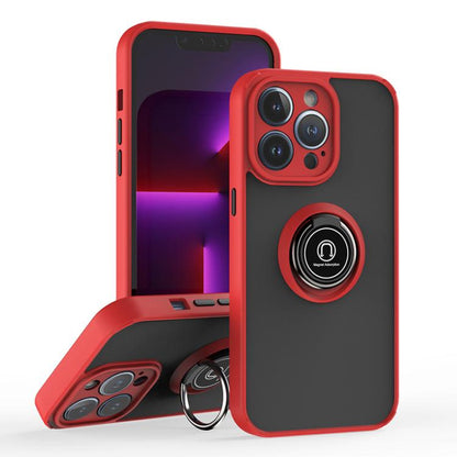 Q Shadow 1 Series TPU + PC Phone Case with Ring, For iPhone 13 Pro, For iPhone 12, For iPhone 12 Pro Max