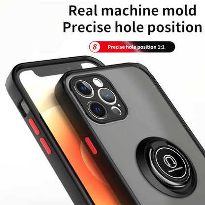 Q Shadow 1 Series TPU + PC Phone Case with Ring, For iPhone 12 Pro