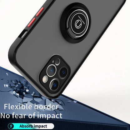 Q Shadow 1 Series TPU + PC Phone Case with Ring, For iPhone 12 Pro