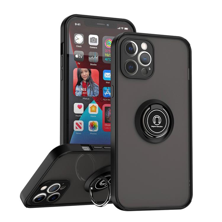 Q Shadow 1 Series TPU + PC Phone Case with Ring, For iPhone 13 Pro, For iPhone 12, For iPhone 12 Pro Max
