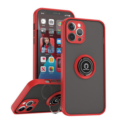 Q Shadow 1 Series TPU + PC Phone Case with Ring, For iPhone 13 Pro, For iPhone 12, For iPhone 12 Pro Max