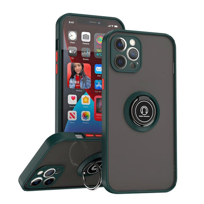 Q Shadow 1 Series TPU + PC Phone Case with Ring, For iPhone 13 Pro, For iPhone 12, For iPhone 12 Pro Max
