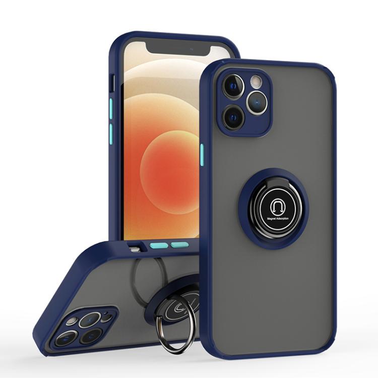 Q Shadow 1 Series TPU + PC Phone Case with Ring, For iPhone 13 Pro, For iPhone 12, For iPhone 12 Pro Max