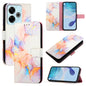 PT003 Marble Pattern Flip Leather Phone Case