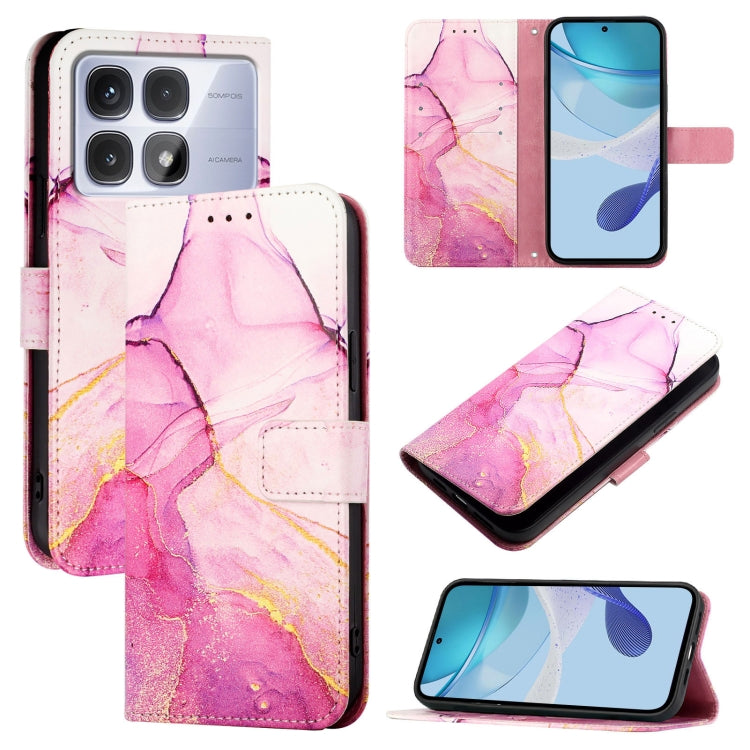 PT003 Marble Pattern Flip Leather Phone Case