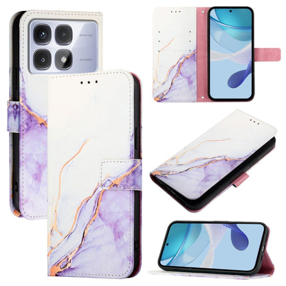 PT003 Marble Pattern Flip Leather Phone Case