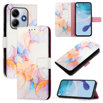 PT003 Marble Pattern Flip Leather Phone Case