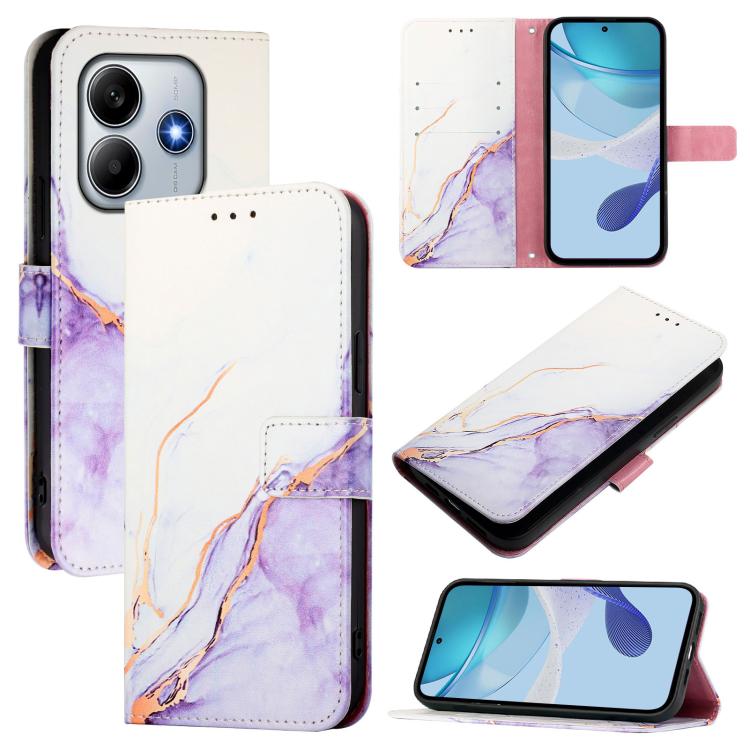 PT003 Marble Pattern Flip Leather Phone Case