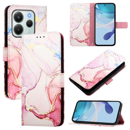 PT003 Marble Pattern Flip Leather Phone Case