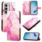 PT003 Marble Pattern Flip Leather Phone Case