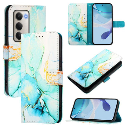 PT003 Marble Pattern Flip Leather Phone Case