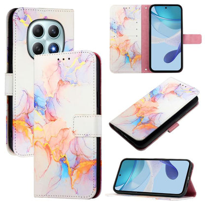 PT003 Marble Pattern Flip Leather Phone Case