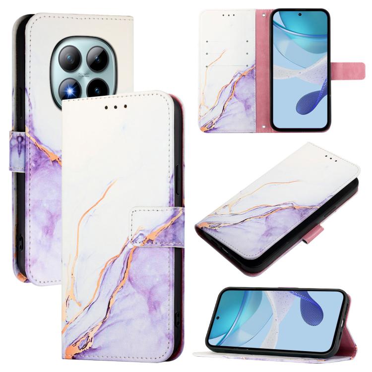 PT003 Marble Pattern Flip Leather Phone Case