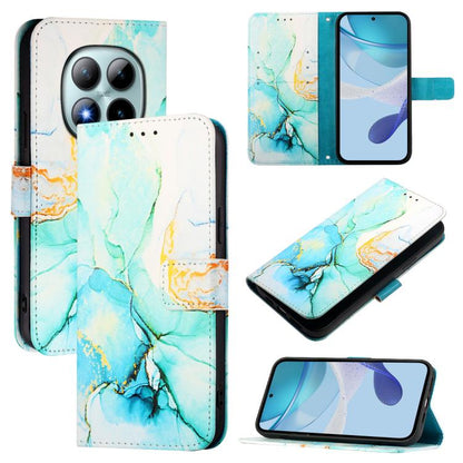 PT003 Marble Pattern Flip Leather Phone Case, For Redmi 15a 5G, For Redmi Turbo 5 / Poco X8 Pro 5G, For Redmi Note 15 Pro+ 5G Global 163.3mm, For Redmi Note 15 4G / 5G Global 164mm