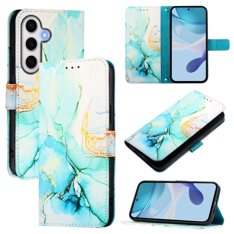 PT003 Marble Pattern Flip Leather Phone Case, For Samsung Galaxy S26 5G, For Samsung Galaxy S25 Edge 5G, For Samsung Galaxy S24 FE 5G