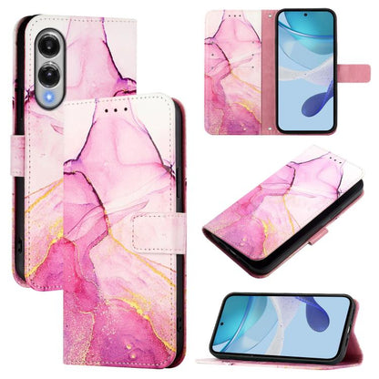 PT003 Marble Pattern Flip Leather Phone Case, For Samsung Galaxy S26 5G, For Samsung Galaxy S25 Edge 5G, For Samsung Galaxy S24 FE 5G