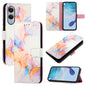 PT003 Marble Pattern Flip Leather Phone Case, For Samsung Galaxy S26 5G, For Samsung Galaxy S25 Edge 5G, For Samsung Galaxy S24 FE 5G