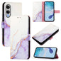 PT003 Marble Pattern Flip Leather Phone Case, For Samsung Galaxy S26 5G, For Samsung Galaxy S25 Edge 5G, For Samsung Galaxy S24 FE 5G