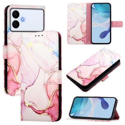 PT003 Marble Pattern Flip Leather Phone Case