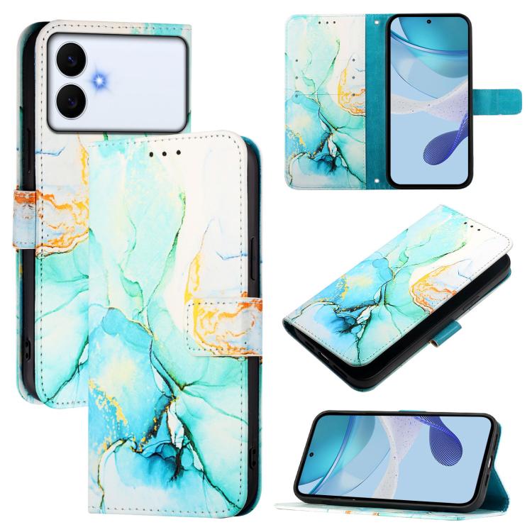 PT003 Marble Pattern Flip Leather Phone Case
