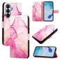 PT003 Marble Pattern Flip Leather Phone Case, For Samsung Galaxy S26 5G, For Samsung Galaxy S25 Edge 5G, For Samsung Galaxy S24 FE 5G