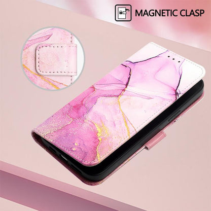 PT003 Marble Pattern Flip Leather Phone Case, For Samsung Galaxy S26 5G, For Samsung Galaxy S25 Edge 5G, For Samsung Galaxy S24 FE 5G