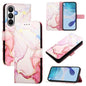 PT003 Marble Pattern Flip Leather Phone Case, For Samsung Galaxy S26 5G, For Samsung Galaxy S25 Edge 5G, For Samsung Galaxy S24 FE 5G