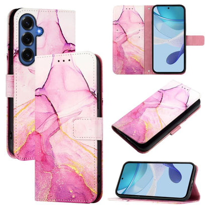 PT003 Marble Pattern Flip Leather Phone Case, For Galaxy S26 FE 5G, For Samsung Galaxy S26+ 5G, For Samsung Galaxy S26 Edge 5G, For Samsung Galaxy S26 Ultra 5G