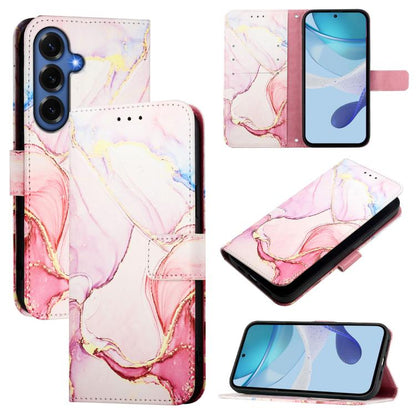 PT003 Marble Pattern Flip Leather Phone Case, For Galaxy S26 FE 5G, For Samsung Galaxy S26+ 5G, For Samsung Galaxy S26 Edge 5G, For Samsung Galaxy S26 Ultra 5G