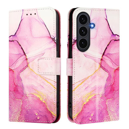 PT003 Marble Pattern Flip Leather Phone Case, For Galaxy S26 FE 5G, For Samsung Galaxy S26+ 5G, For Samsung Galaxy S26 Edge 5G, For Samsung Galaxy S26 Ultra 5G