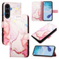 PT003 Marble Pattern Flip Leather Phone Case, For Galaxy S26 FE 5G, For Samsung Galaxy S26+ 5G, For Samsung Galaxy S26 Edge 5G, For Samsung Galaxy S26 Ultra 5G