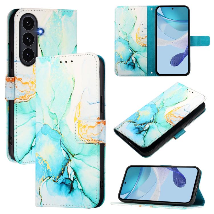 PT003 Marble Pattern Flip Leather Phone Case, For Galaxy S26 FE 5G, For Samsung Galaxy S26+ 5G, For Samsung Galaxy S26 Edge 5G, For Samsung Galaxy S26 Ultra 5G