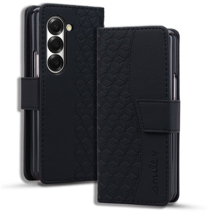 Diamond Buckle Leather Phone Case with Lanyard