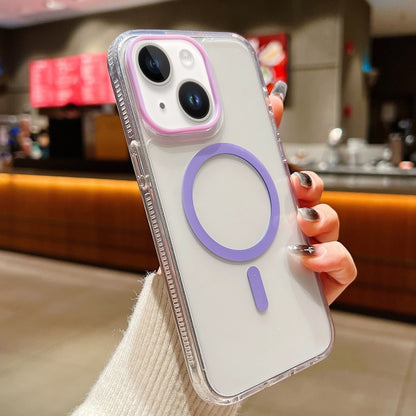 Lens Protection Frame MagSafe Phone Case, For iPhone 15 Pro Max, For iPhone 15 Pro, For iPhone 15, For iPhone 14