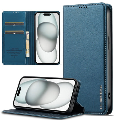 LC.IMEEKE L1 Series Frosted Fine Texture PU Phone Case, For iPhone 16, For iPhone 15, For iPhone 14 / 13, For iPhone 14 Pro