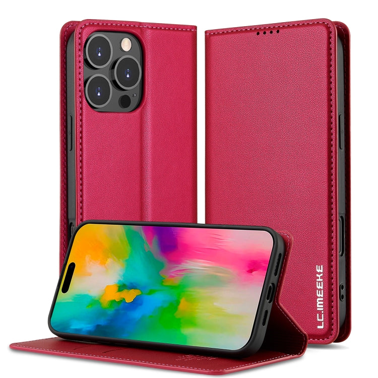 LC.IMEEKE L1 Series Frosted Fine Texture PU Phone Case, For iPhone Air, For iPhone 16 Pro Max, For iPhone 16 Pro, For iPhone 16 Plus