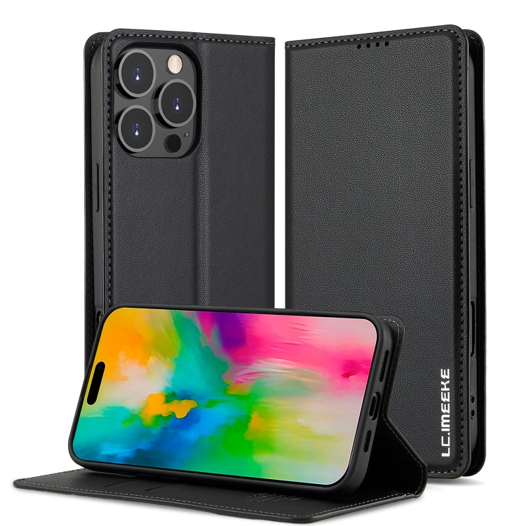 LC.IMEEKE L1 Series Frosted Fine Texture PU Phone Case, For iPhone Air, For iPhone 16 Pro Max, For iPhone 16 Pro, For iPhone 16 Plus