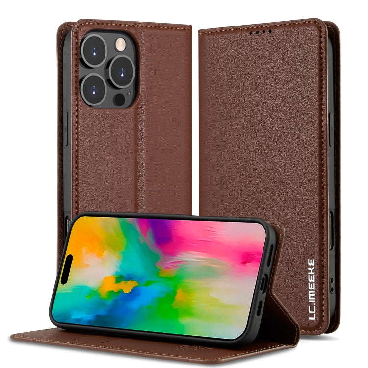 LC.IMEEKE L1 Series Frosted Fine Texture PU Phone Case, For iPhone Air, For iPhone 16 Pro Max, For iPhone 16 Pro, For iPhone 16 Plus