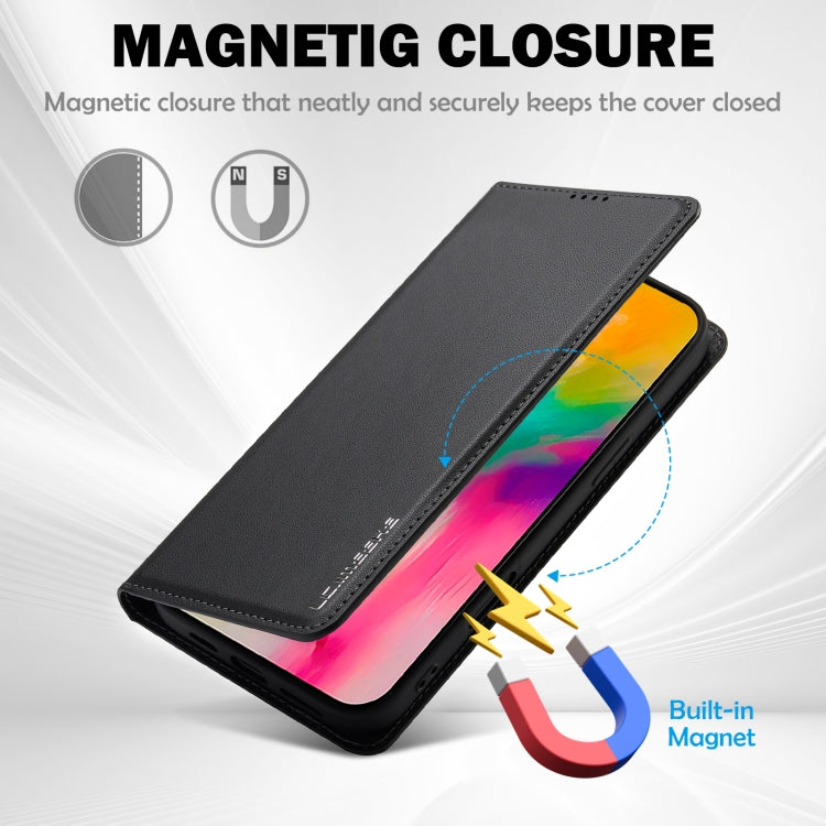 LC.IMEEKE L1 Series Frosted Fine Texture PU Phone Case, For iPhone 16, For iPhone 15, For iPhone 14 / 13, For iPhone 14 Pro