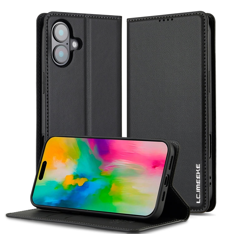 LC.IMEEKE L1 Series Frosted Fine Texture PU Phone Case, For iPhone 16, For iPhone 15, For iPhone 14 / 13, For iPhone 14 Pro