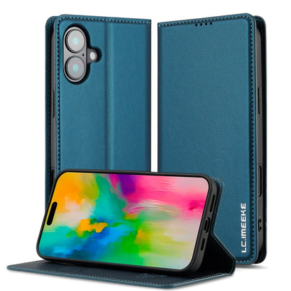 LC.IMEEKE L1 Series Frosted Fine Texture PU Phone Case, For iPhone 16, For iPhone 15, For iPhone 14 / 13, For iPhone 14 Pro