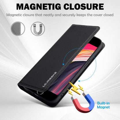 LC.IMEEKE L1 Series Frosted Fine Texture PU Phone Case, For iPhone 16e / 17e, For iPhone 17 Pro Max, For iPhone 17 Pro, For iPhone 17