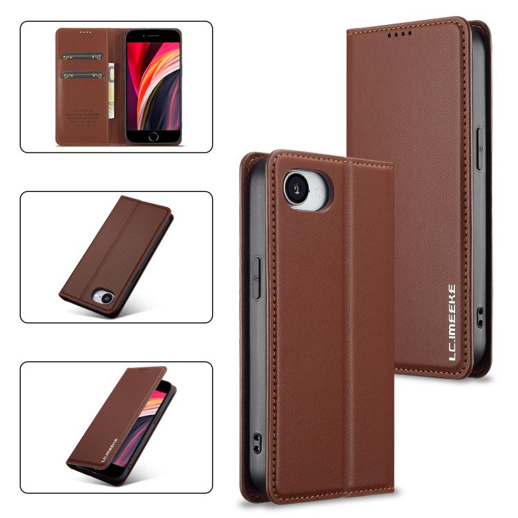 LC.IMEEKE L1 Series Frosted Fine Texture PU Phone Case, For iPhone 16e / 17e, For iPhone 17 Pro Max, For iPhone 17 Pro, For iPhone 17