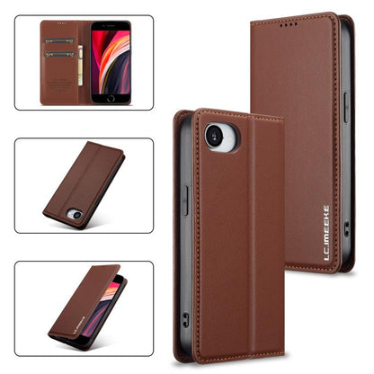 LC.IMEEKE L1 Series Frosted Fine Texture PU Phone Case, For iPhone 16e / 17e, For iPhone 17 Pro Max, For iPhone 17 Pro, For iPhone 17