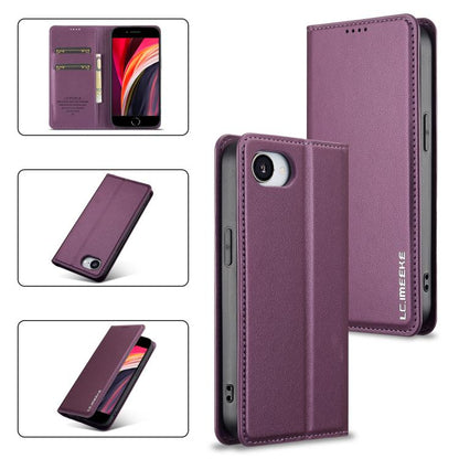 LC.IMEEKE L1 Series Frosted Fine Texture PU Phone Case, For iPhone 16e / 17e, For iPhone 17 Pro Max, For iPhone 17 Pro, For iPhone 17