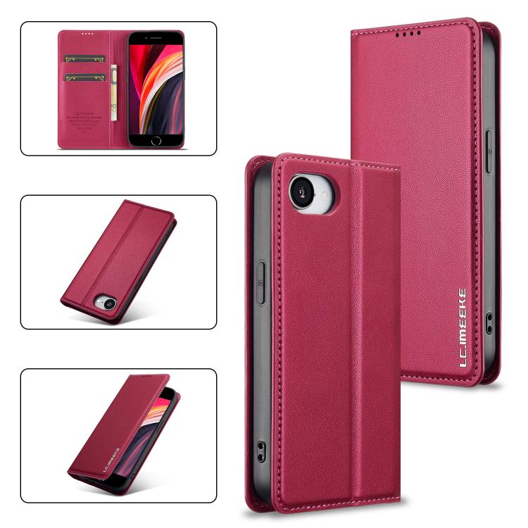 LC.IMEEKE L1 Series Frosted Fine Texture PU Phone Case, For iPhone 16e / 17e, For iPhone 17 Pro Max, For iPhone 17 Pro, For iPhone 17