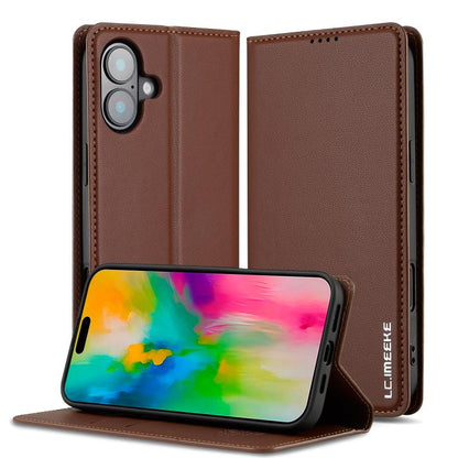 LC.IMEEKE L1 Series Frosted Fine Texture PU Phone Case, For iPhone 16e / 17e, For iPhone 17 Pro Max, For iPhone 17 Pro, For iPhone 17