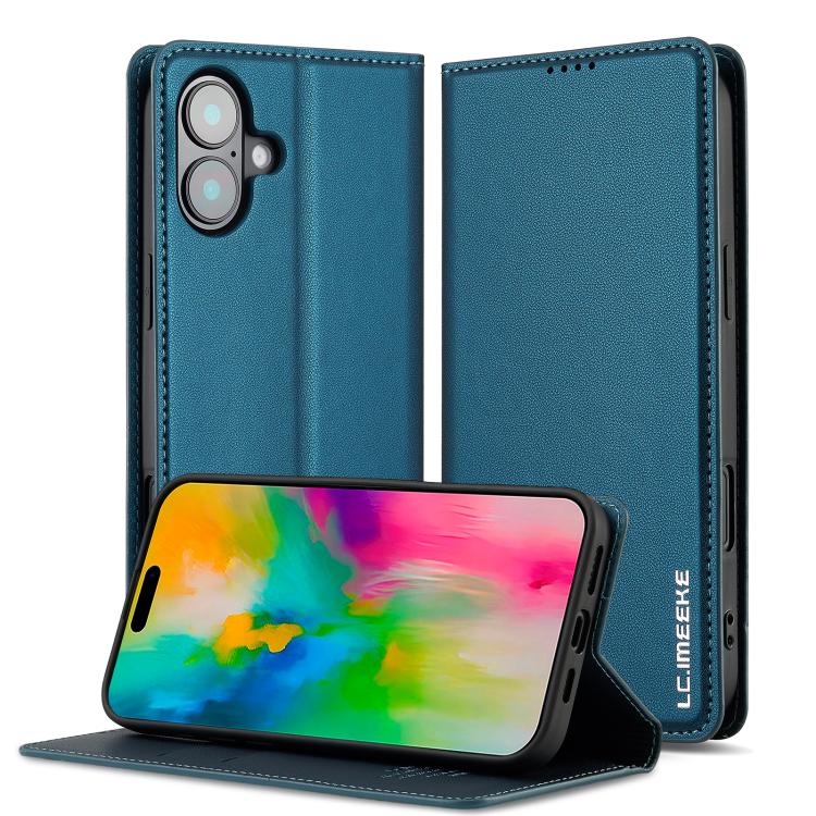 LC.IMEEKE L1 Series Frosted Fine Texture PU Phone Case, For iPhone 16e / 17e, For iPhone 17 Pro Max, For iPhone 17 Pro, For iPhone 17